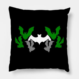 Pride Bats Grayromantic Pillow