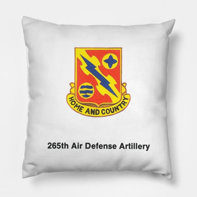 265th Air Defense Artillery Pillow by Limb Store