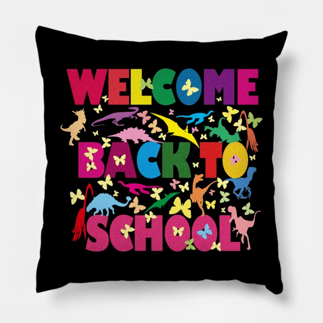 Welcome Back To School Pillow by EunsooLee
