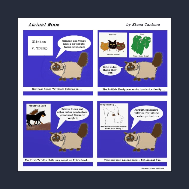 Aminal Nooz 1: Not Animal Nuz First Edition by elenacarlena