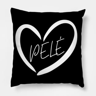 Pelé Heart, Péle Forever, Brazil Soccer, Bags Pillow