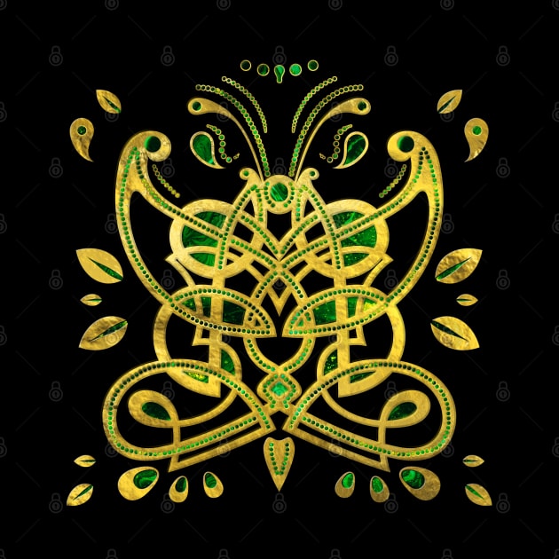 Celtic Butterfly Ornament by Nartissima