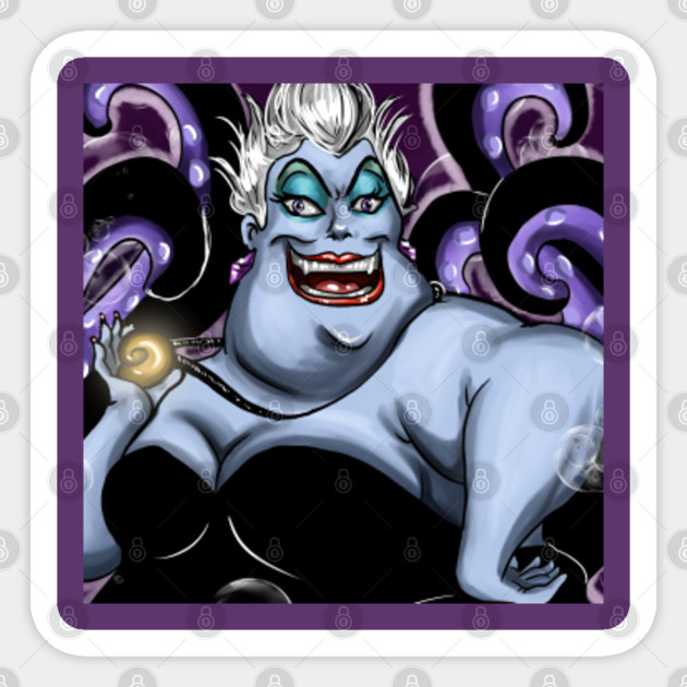 Ursula Disney Villain Ursula Sticker Teepublic