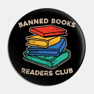 Banned Books Readers Club Pin