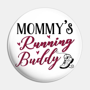 Running Mom and Baby Matching T-shirts Gift Pin