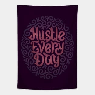 hustle everyday3 Tapestry