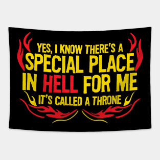 hell throne Tapestry