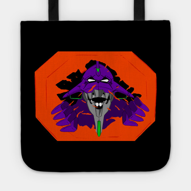 Eva 01 Berserk Eva 00 Tote Teepublic A spherical black angel called ririeru (leliel in english) appears and shinji's eva unit 01 is absorbed. teepublic