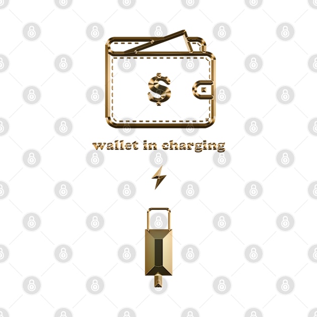 wallet in charging gold edition by INDONESIA68