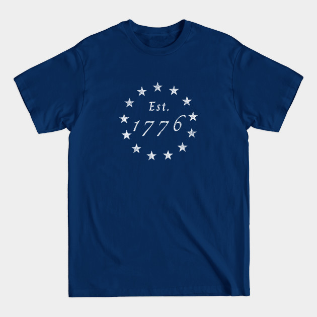 Discover American Independence and Freedom Est. 1776 - 4th of July - 1776 America - T-Shirt