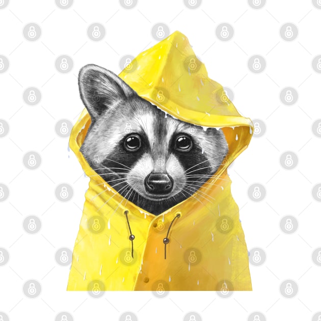 Rain Raccoon by NikKor