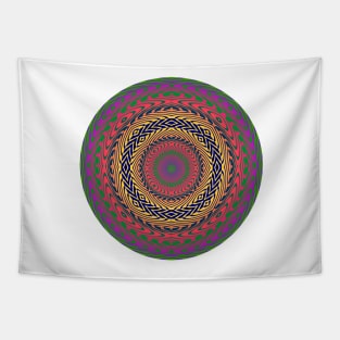 Colorful Abstract Circle Tapestry