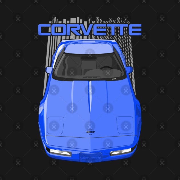 Corvette C4-blue by V8social