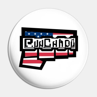 Punchado USA Flag Colors Red, White, & Blue Pin