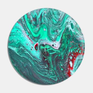 Green Marble Pin