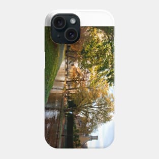 Bourton on the Water Autumn Trees Cotswolds UK Phone Case