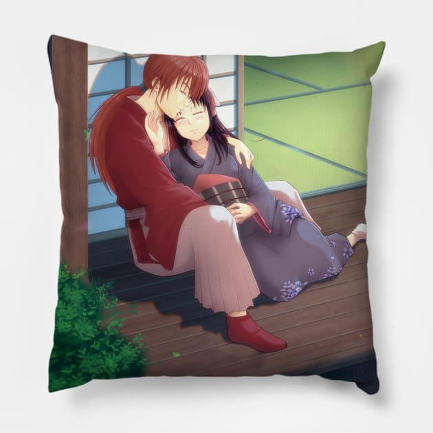 Kenshin and Kaoru Pillow by DeyvidEndo182