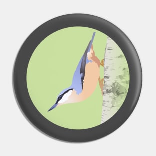 Eurasian Nuthatch Pin