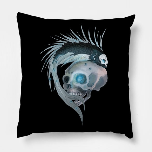 Deathly Blues Pillow by TheNeutralDragon