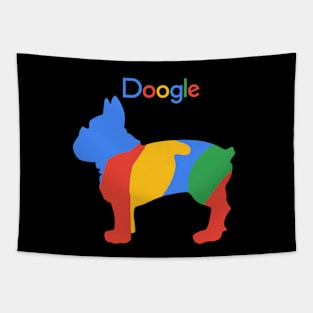 Funny Parody Colorful Dog Tapestry