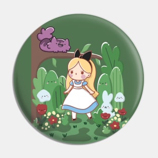 Alice In Wonderland Fan Art Pin