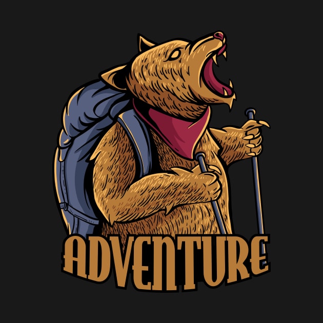 Adventure bear by PlasticGhost