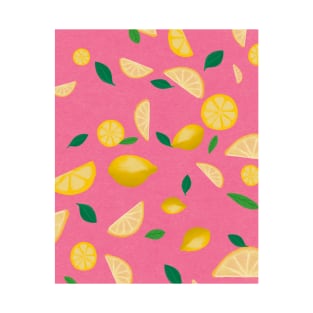 Pink lemonade fun digital pattern T-Shirt