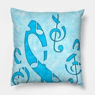 Blue melody Pillow