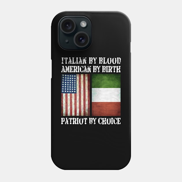 Irish By Blood American By Birth Patriot By Choice (5) Phone Case by Stick Figure103