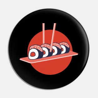 Sushi circle Pin