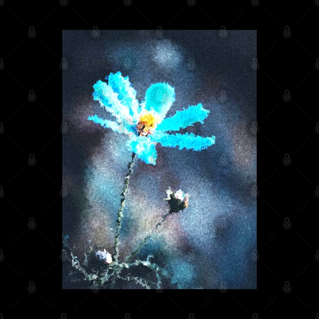 BLUE FLOWER by Tees4Chill