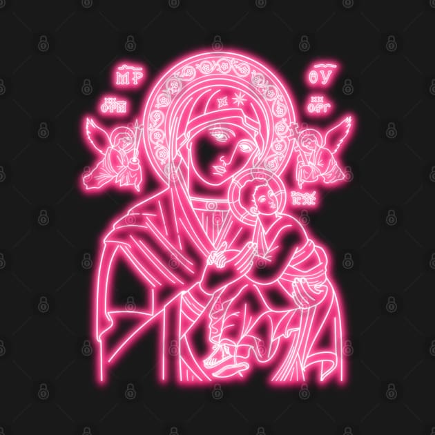Pink Neon Virgin Mary by la chataigne qui vole ⭐⭐⭐⭐⭐