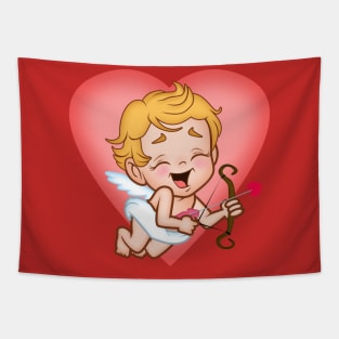 cupid's here to save the day Tapestry