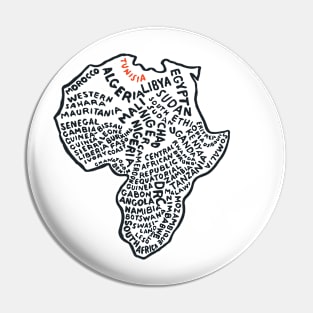 Africa Tunisia Pin