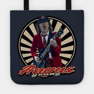 Vintage 80s Angus Young Tote