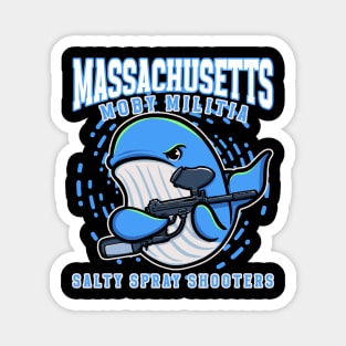 Massachusetts Moby Militia – Whale Paintball Team Magnet