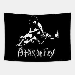 Altar De Fey Musical Goth Tapestry