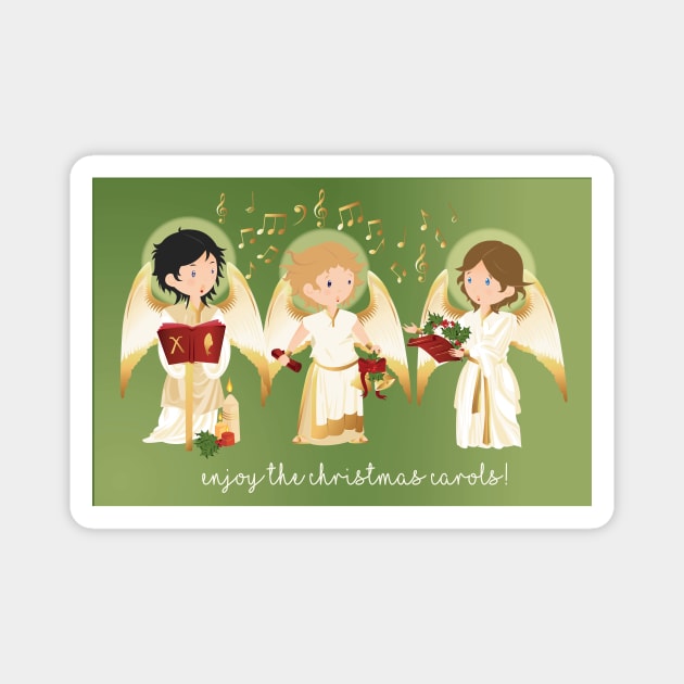 The archangels singing in Christmas Magnet by AlMAO2O