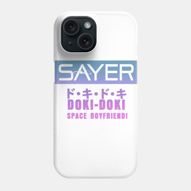 SAYER: Doki Doki Space Boyfriend Phone Case by SAYER/Brute Force Podcasts