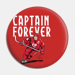 Steve Yzerman Captain Forever Pin