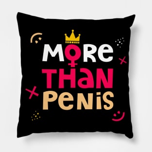 Feminist. Feminism. Penis. Pillow