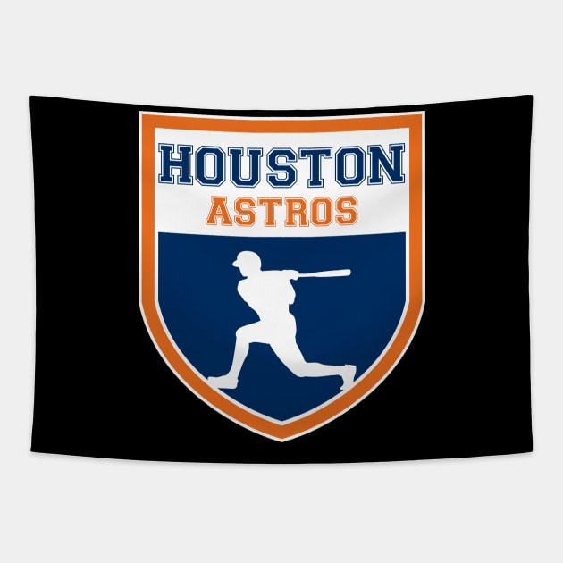 Houston Astros Fans - MLB T-Shirt Tapestry by info@dopositive.co.uk