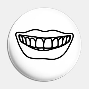 smiling lips Pin