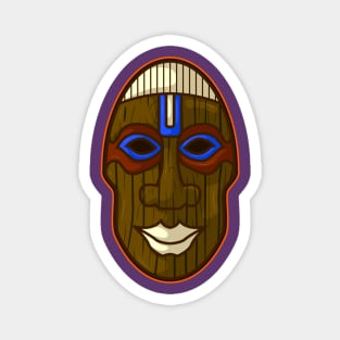 Ancient african aboriginal mask design Magnet