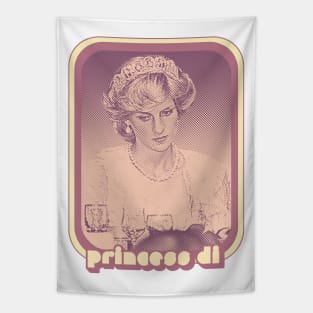 Princess Diana /// Retro Style Fan Design Tapestry