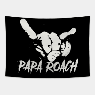 papa roach ll horn sign Tapestry