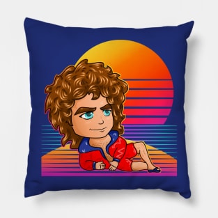 Retrowave Sunset Pillow