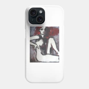 Red Haired Nude Lady 1 Phone Case