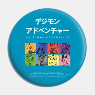 Digimon Adventure 01 Pin