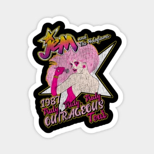Jem Outrageous 1987 - Distressed Magnet
